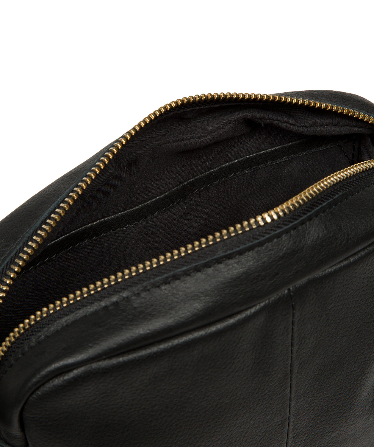 'Froome' Black Leather Cross Body Bag