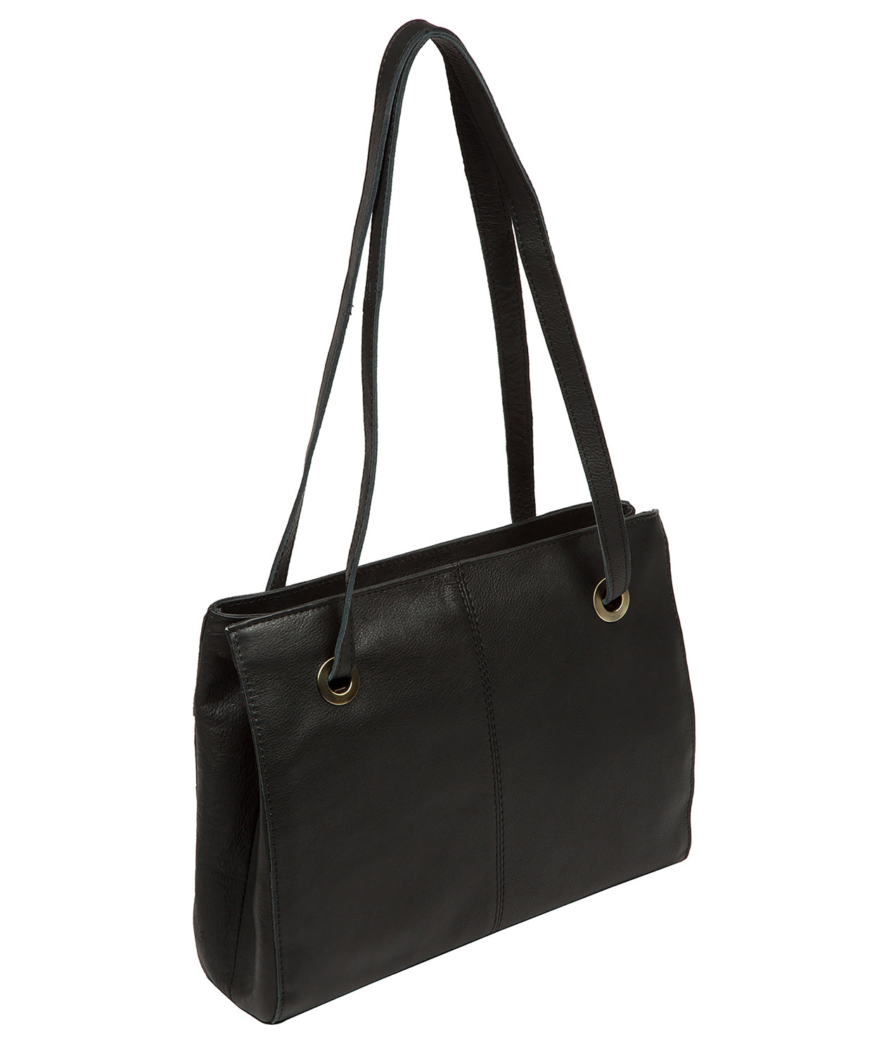 'Stratford' Black Leather Handbag