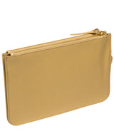 Pure Luxuries Marylebone Collection Bags: 'Addison' Metallic Gold Nappa Leather Clutch Bag