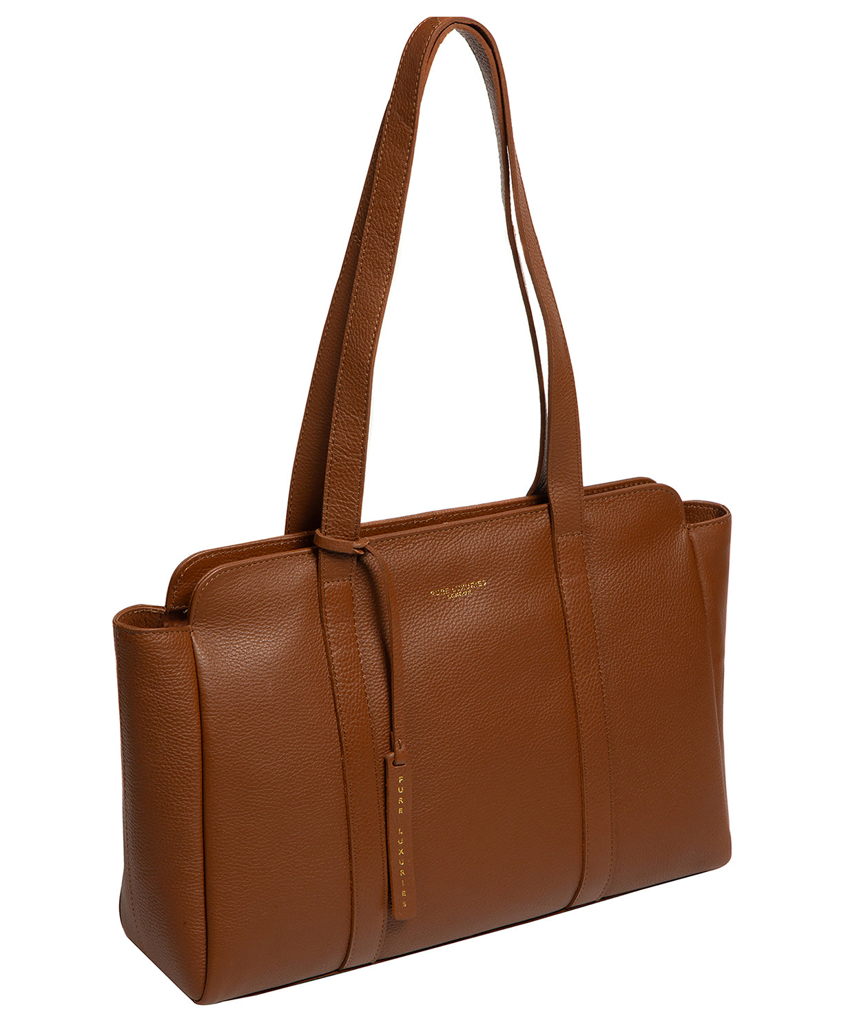 'Olney' Tan Leather Handbag