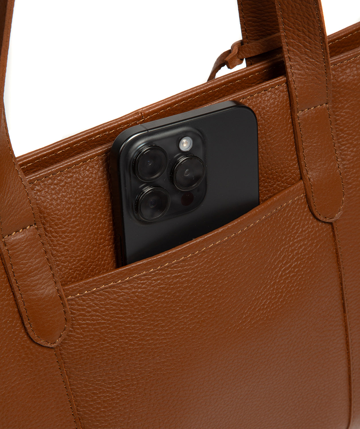 'Olney' Tan Leather Handbag