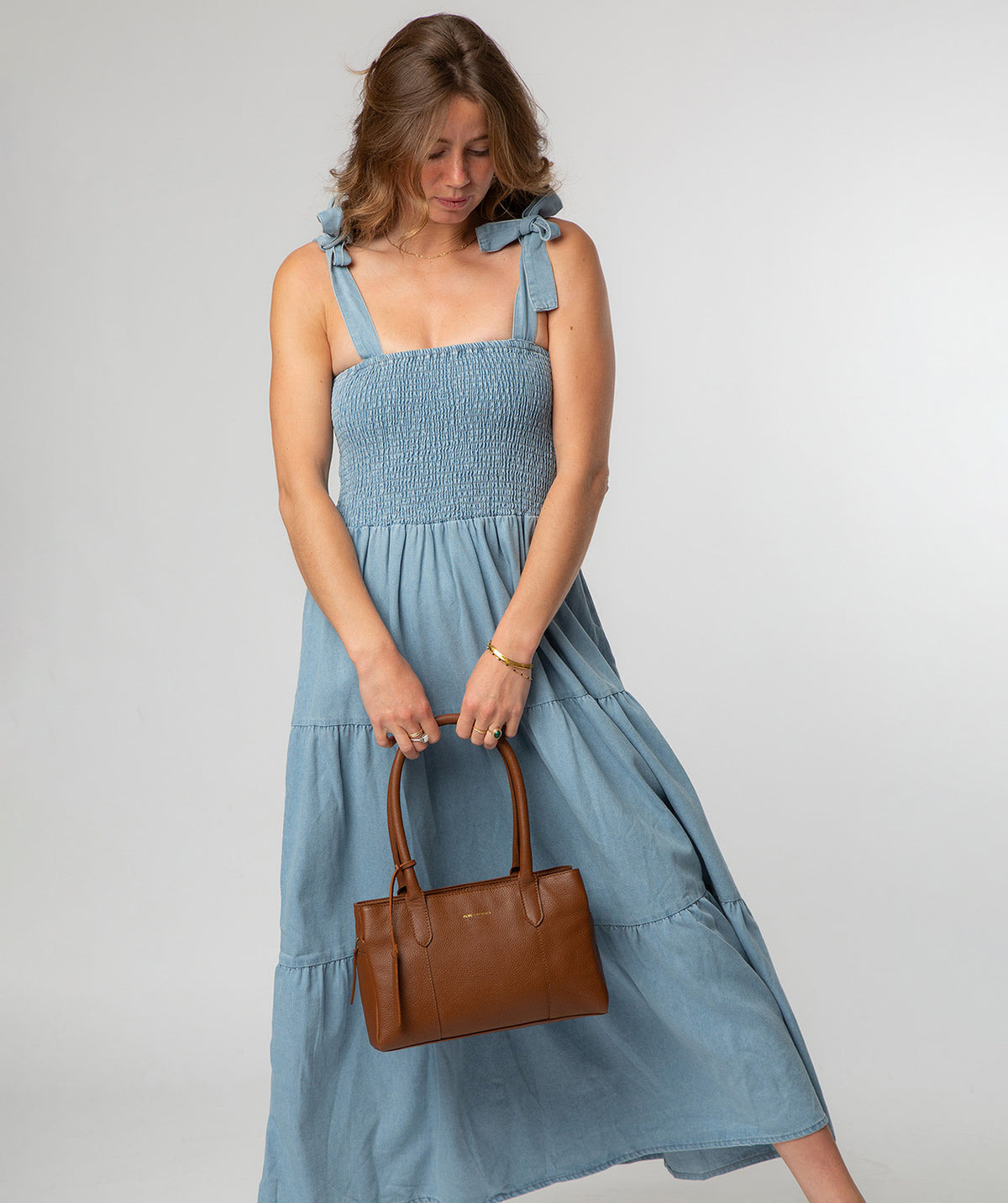 'Filton' Tan Leather Handbag