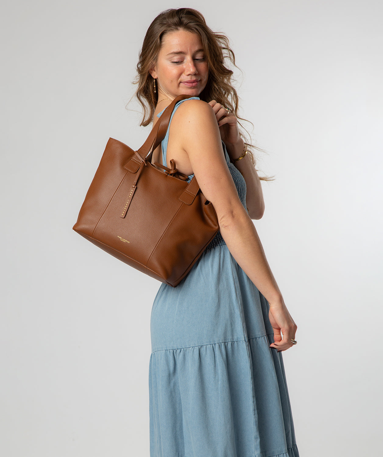 'Windsor' Tan Leather Tote Bag
