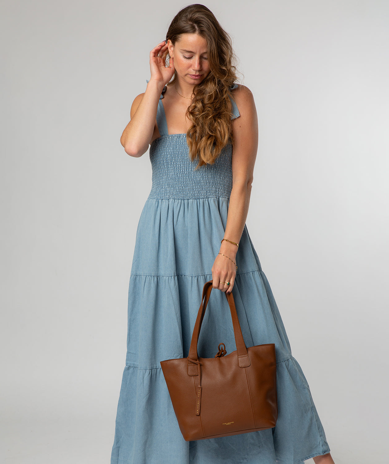 'Windsor' Tan Leather Tote Bag