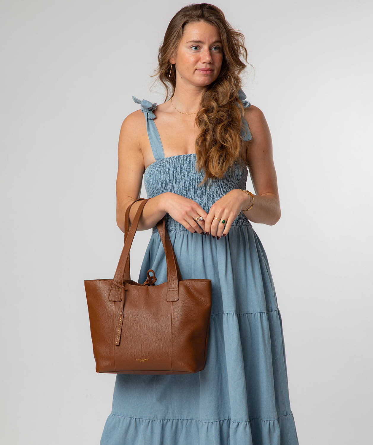 'Windsor' Tan Leather Tote Bag