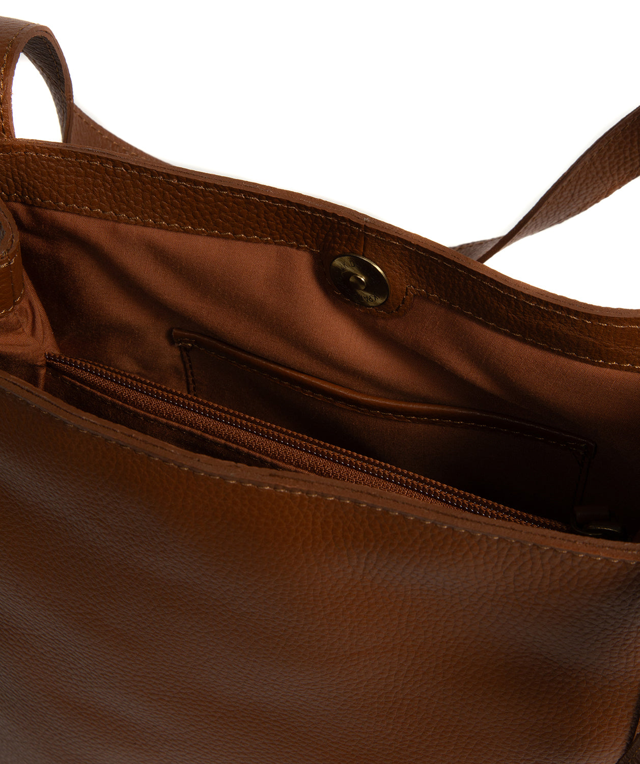 'Brighton' Tan Leather Shopper Bag