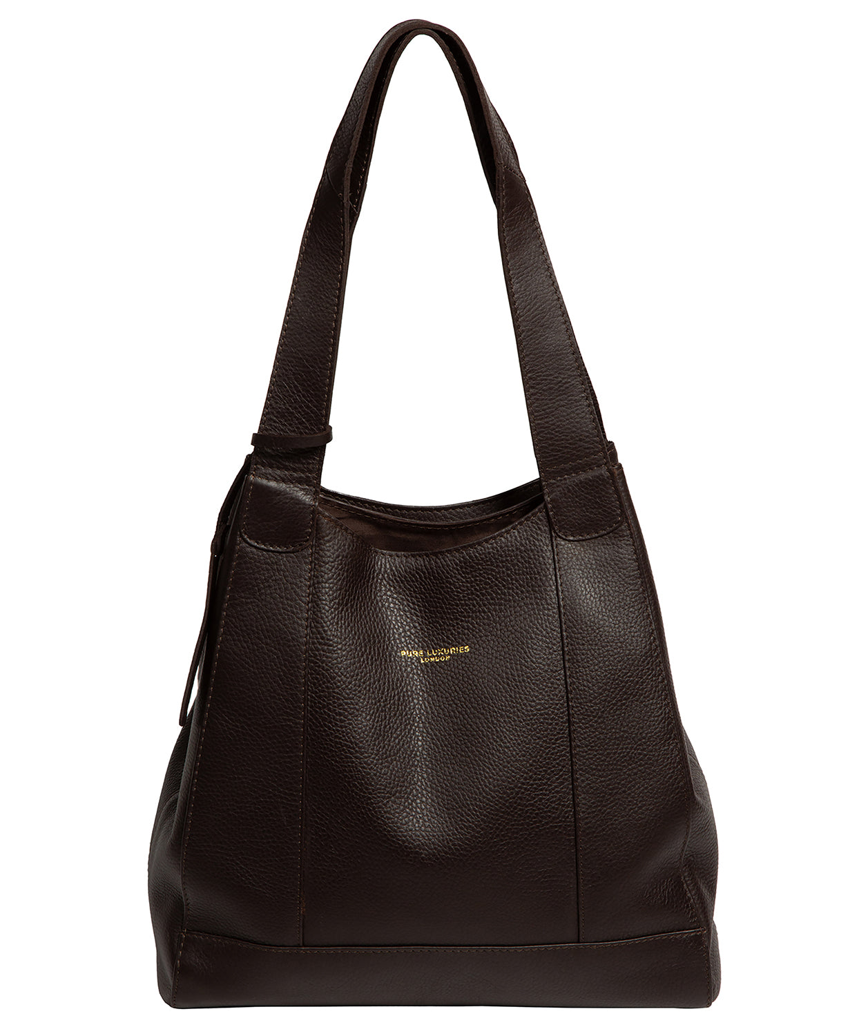 'Colette' Espresso Leather Handbag