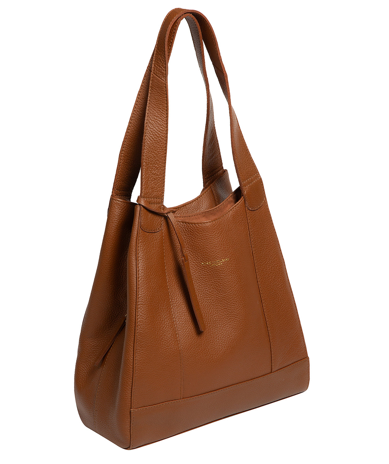 'Colette' Rich Tan Leather Handbag