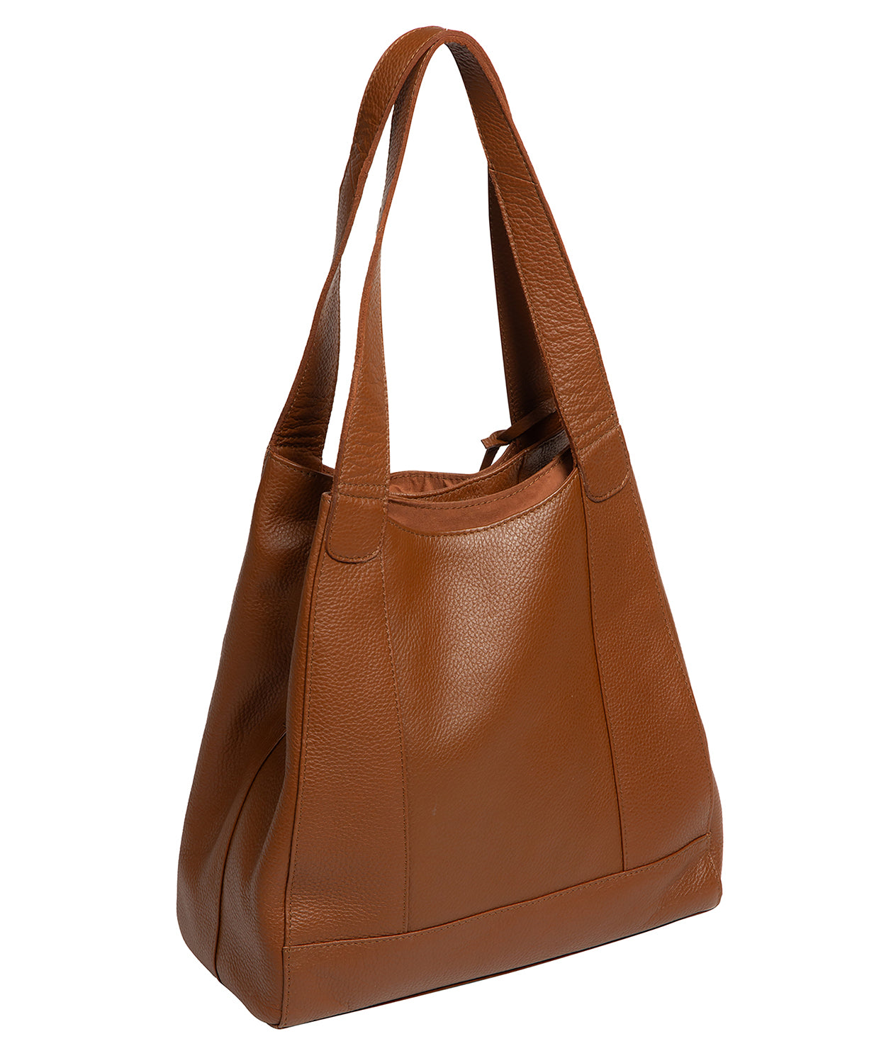 'Colette' Rich Tan Leather Handbag