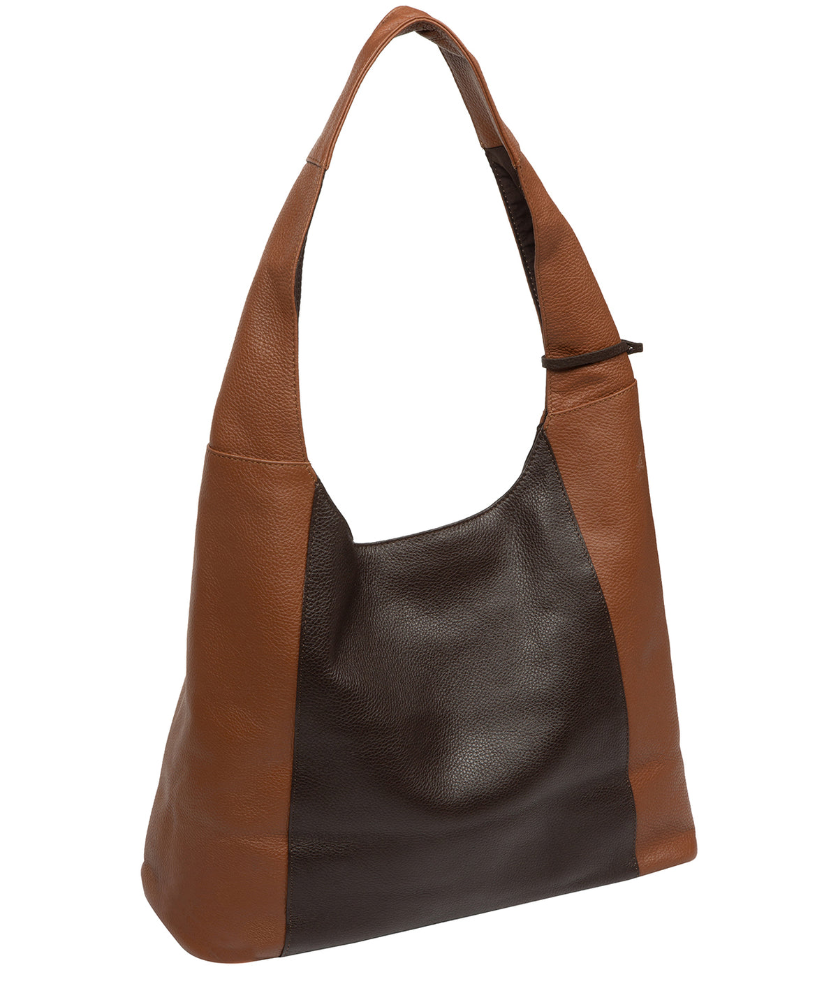 Nina bag interior with zipped pocket and soft lining detail