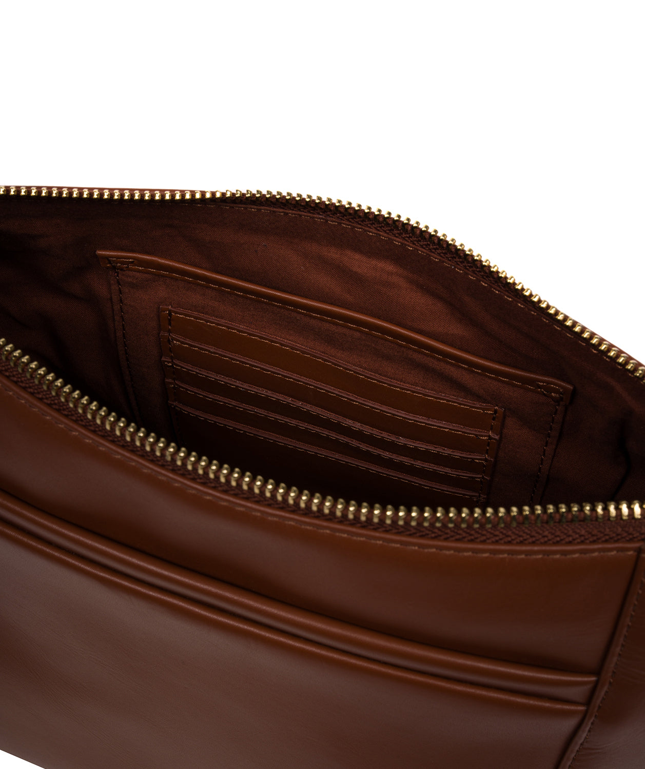 'Laura' Caramel Leather Cross Body Bag