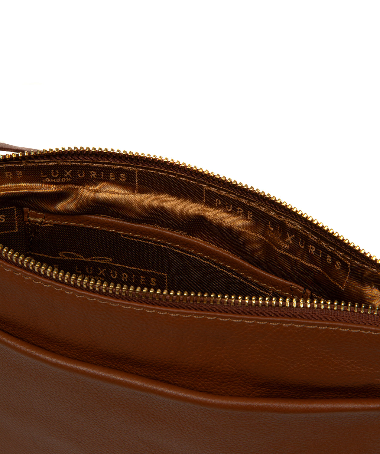 'Alderley' Tan Leather Cross Body Bag