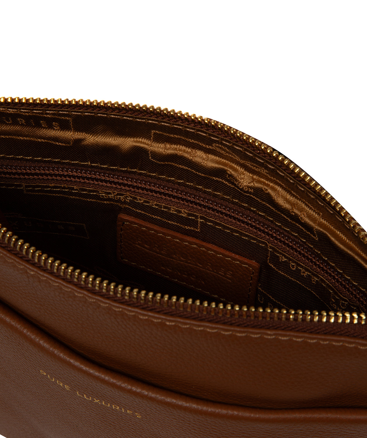 'Alderley' Tan Leather Cross Body Bag