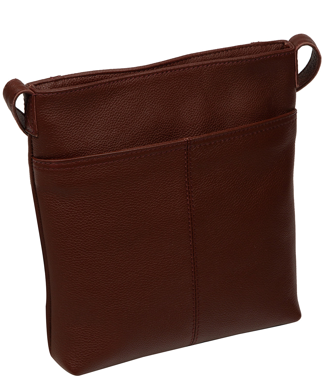 'Bodham' Chestnut Leather Cross Body Bag