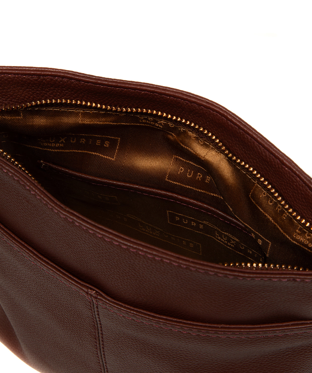 'Bodham' Chestnut Leather Cross Body Bag