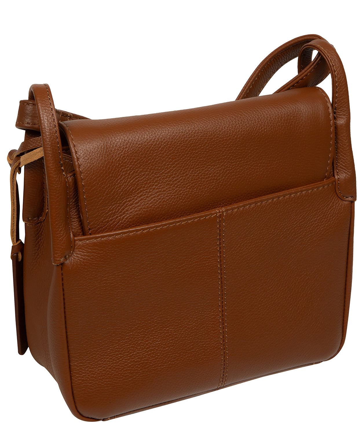 'Elston' Tan Leather Cross Body Bag