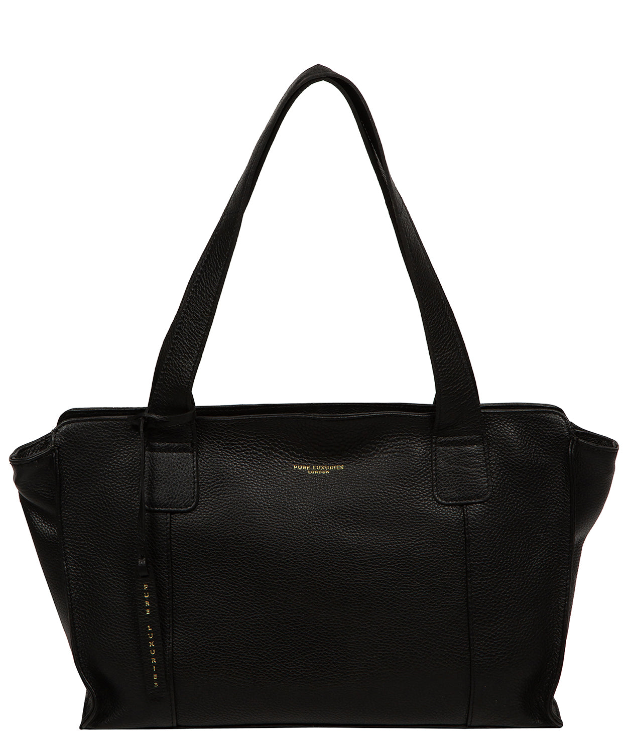 'Mimi' Black Leather Handbag