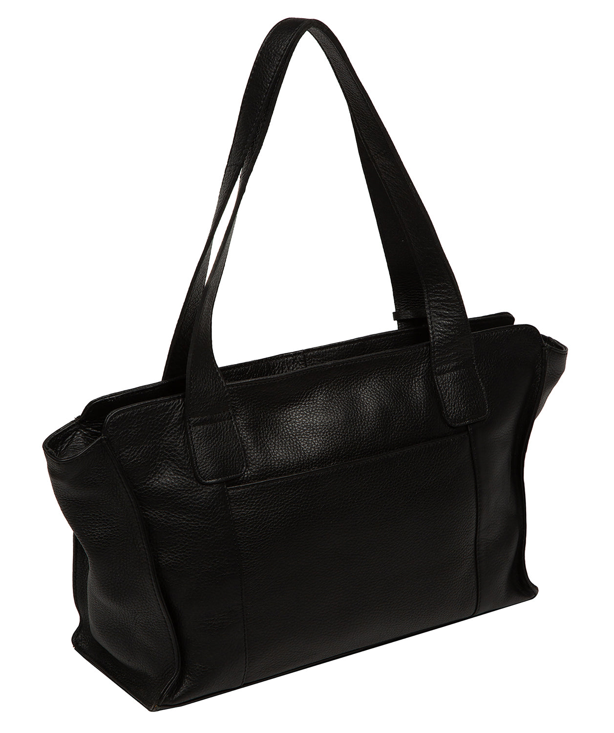 'Mimi' Black Leather Handbag