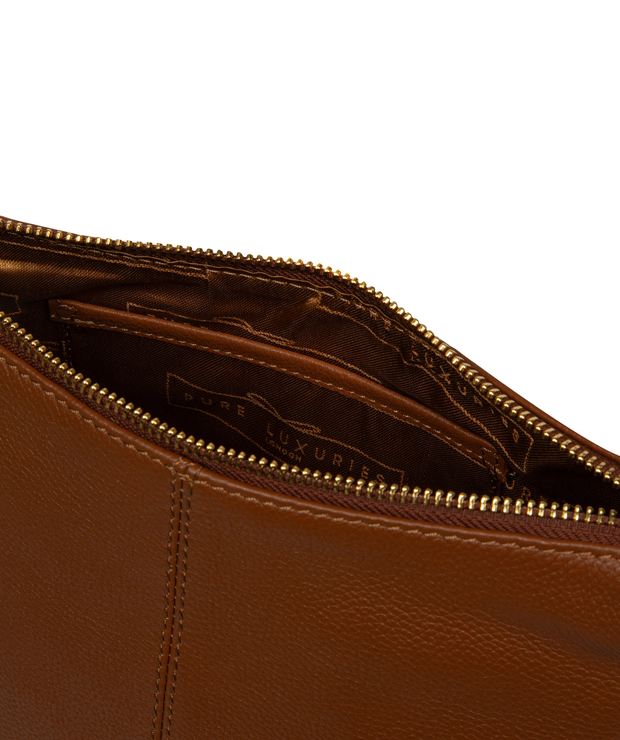 'Thorne' Tan Leather Cross Body Bag