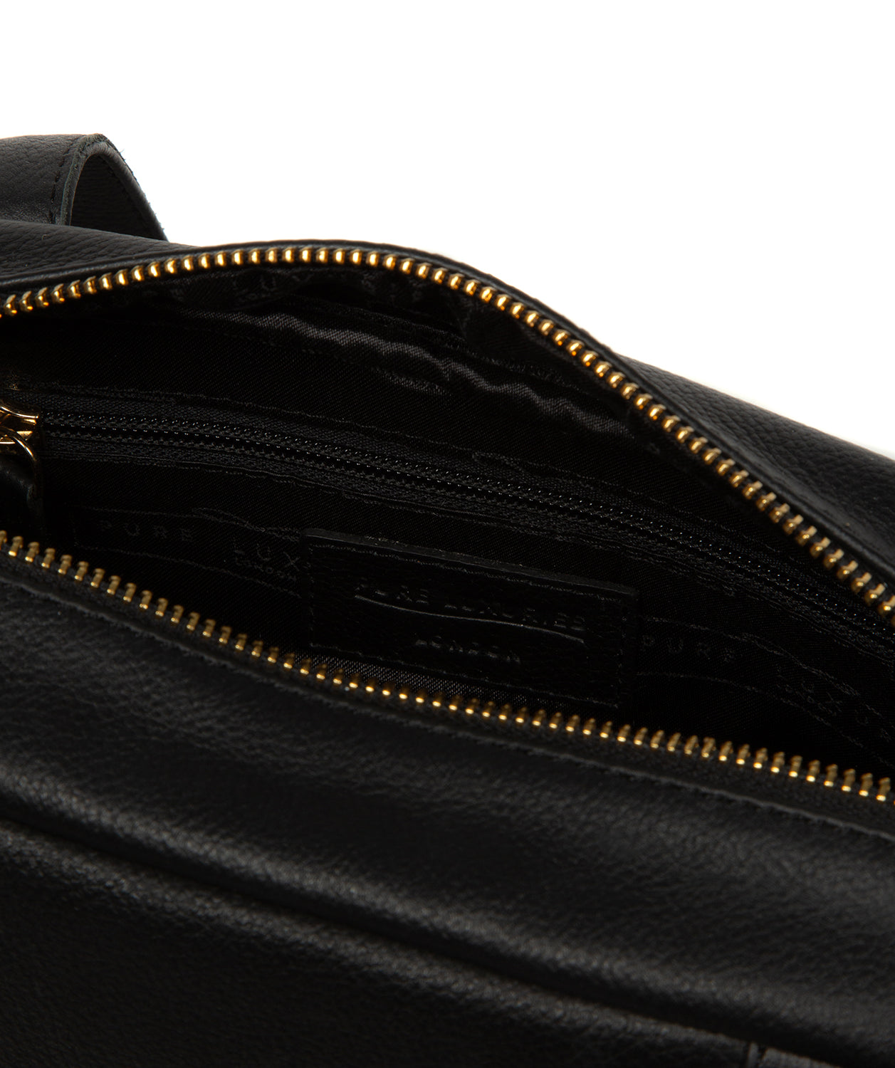 'Fenella' Black Leather Handbag