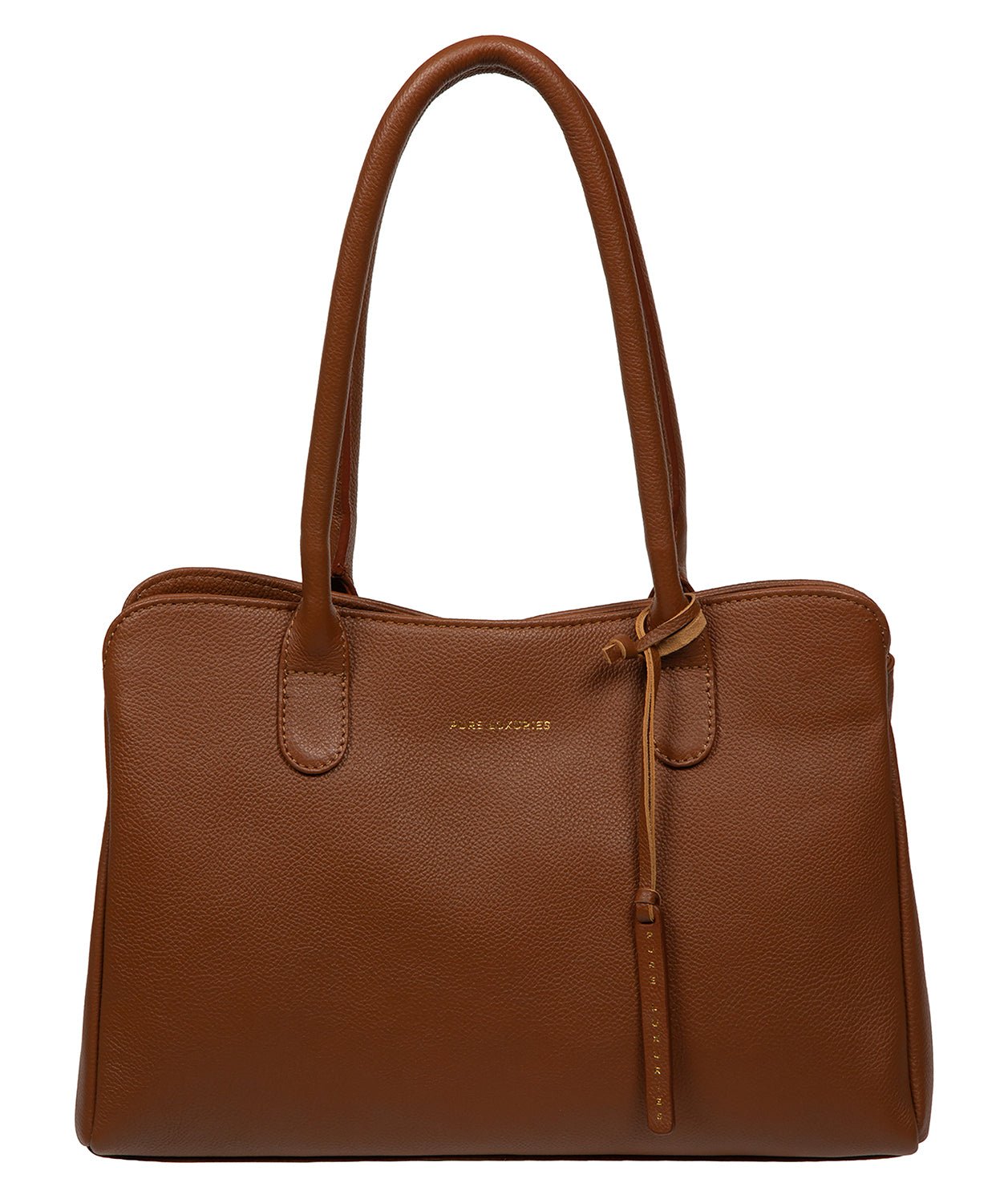 'Aysgarth' Tan Leather Handbag