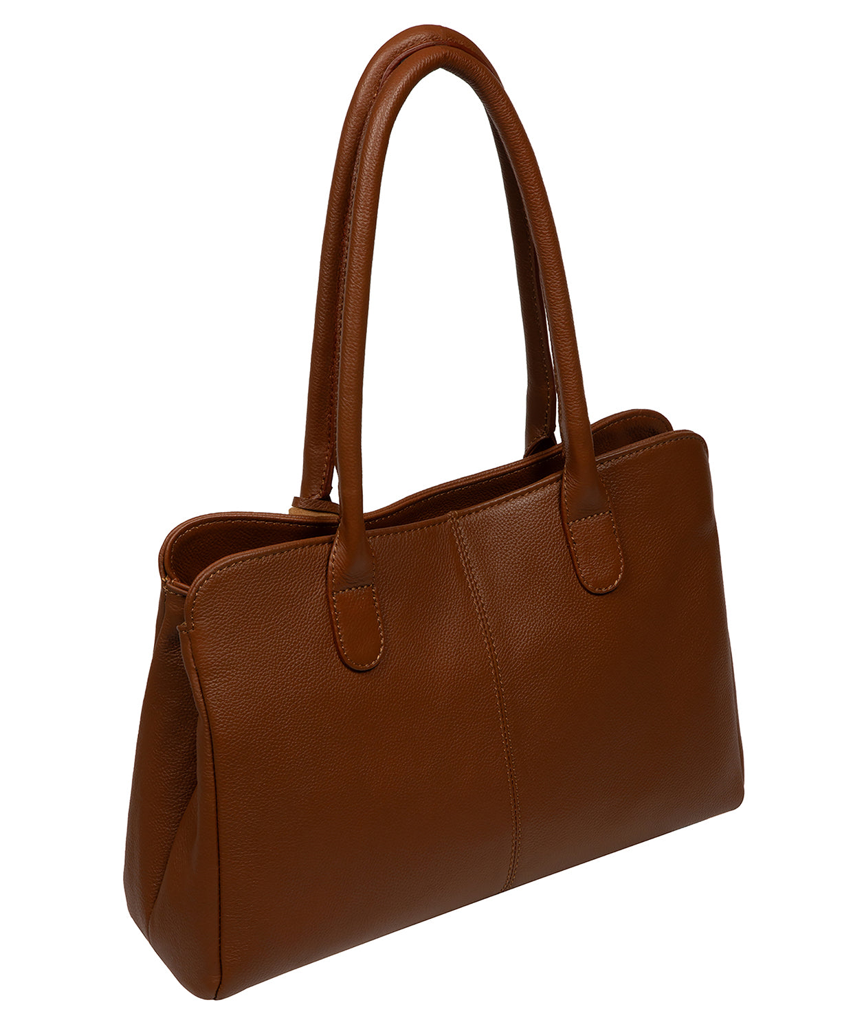 'Aysgarth' Tan Leather Handbag