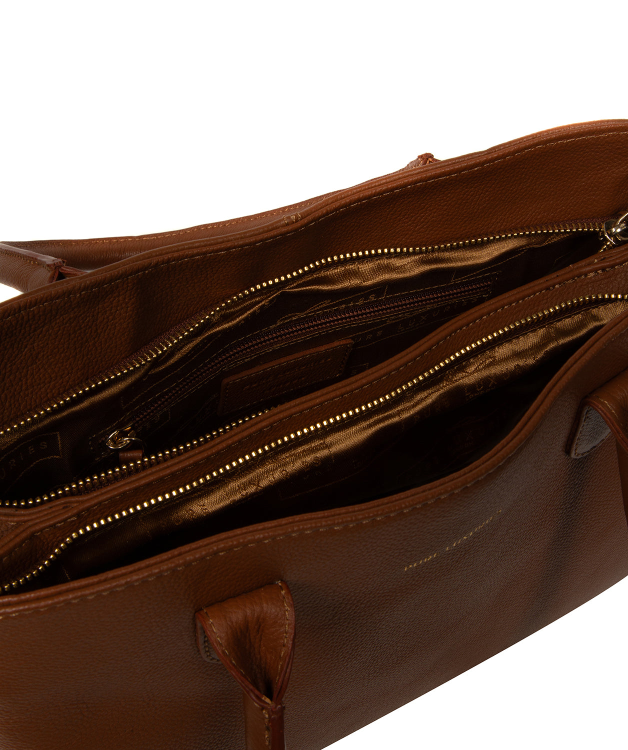 'Aysgarth' Tan Leather Handbag