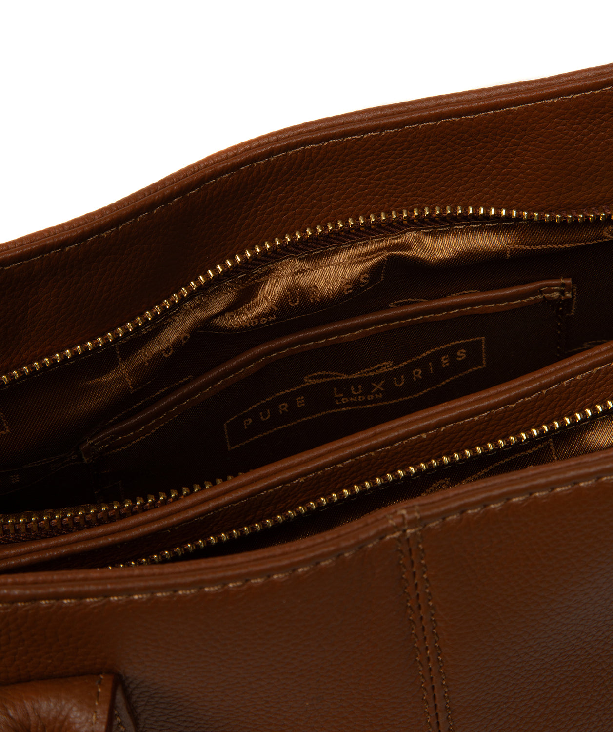 'Aysgarth' Tan Leather Handbag