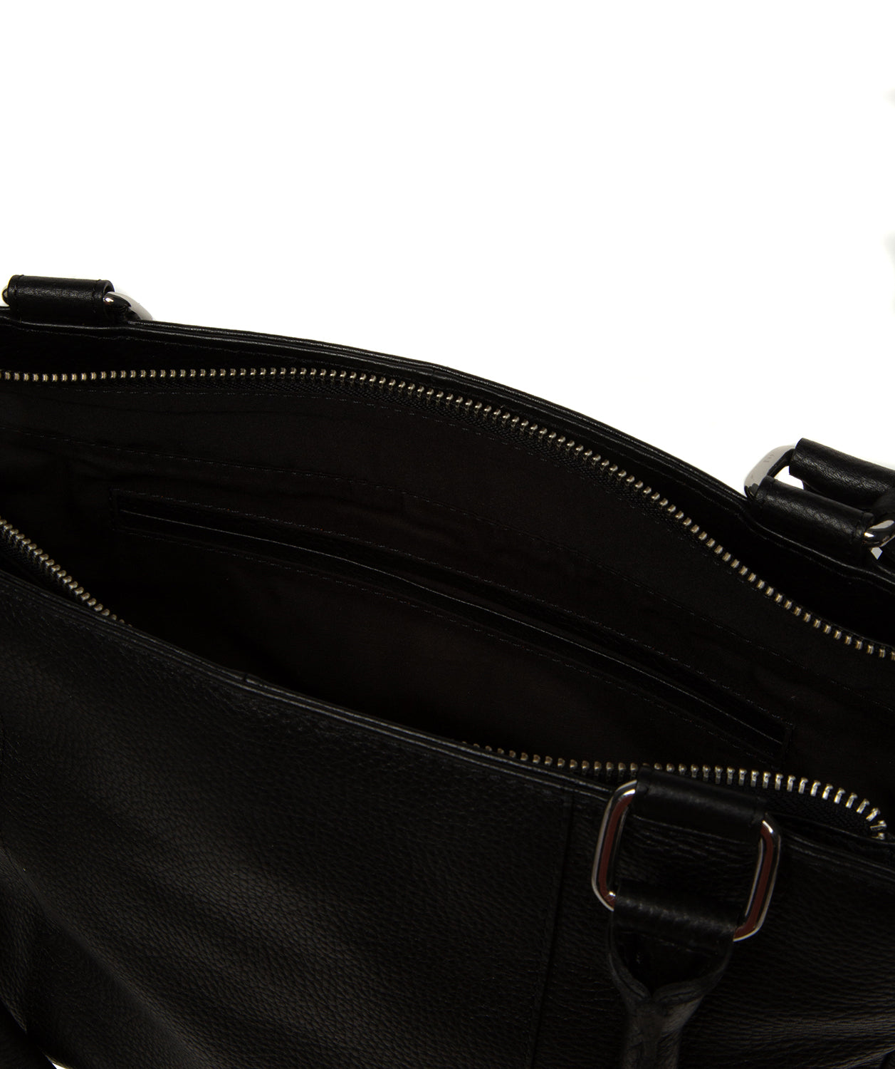 'Mooki' Black Leather Handbag