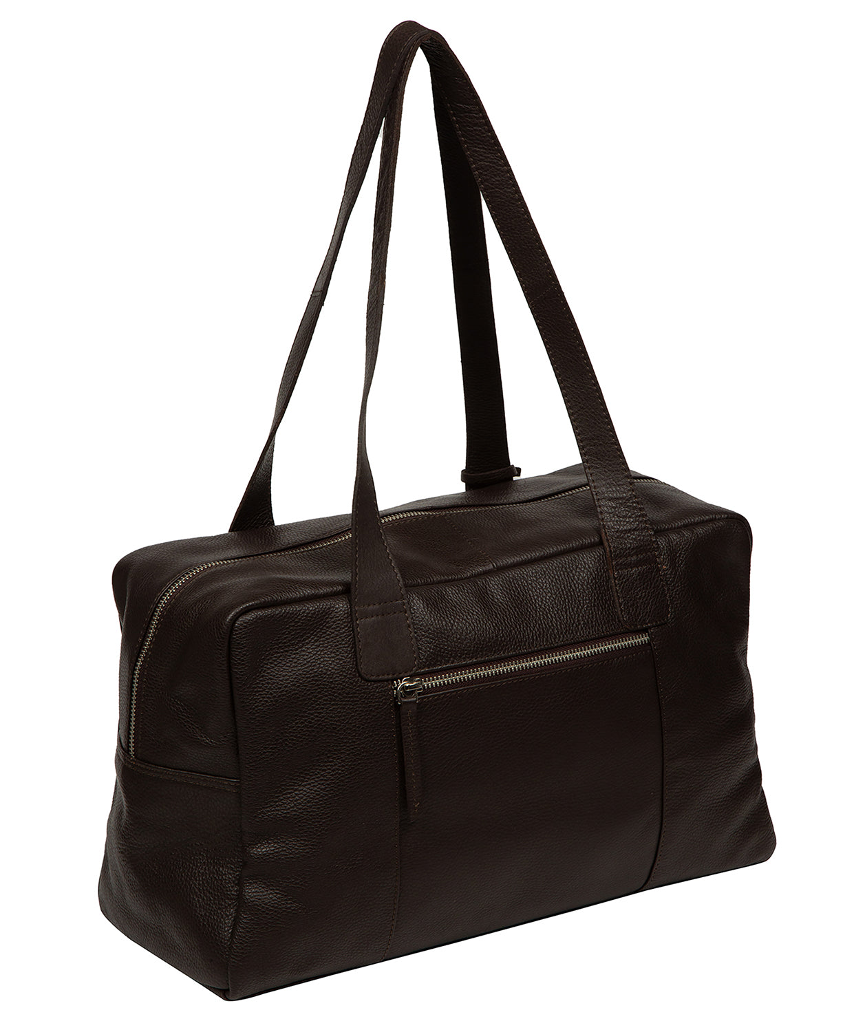 'Airgo' 'Free on Board' Espresso Leather Cabin Bag