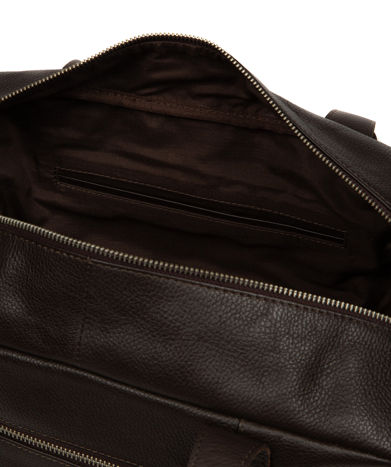 'Airgo' 'Free on Board' Espresso Leather Cabin Bag