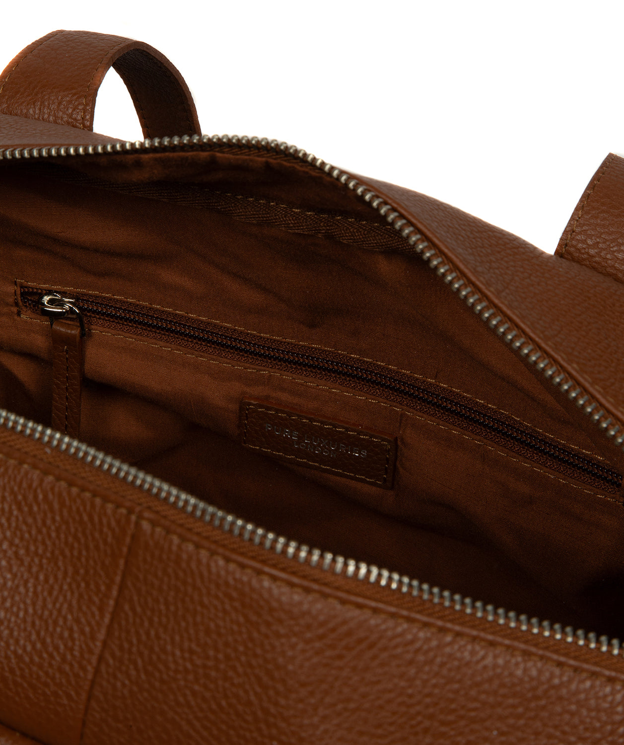 'Airgo' 'Free on Board' Rich Tan Leather Cabin Bag