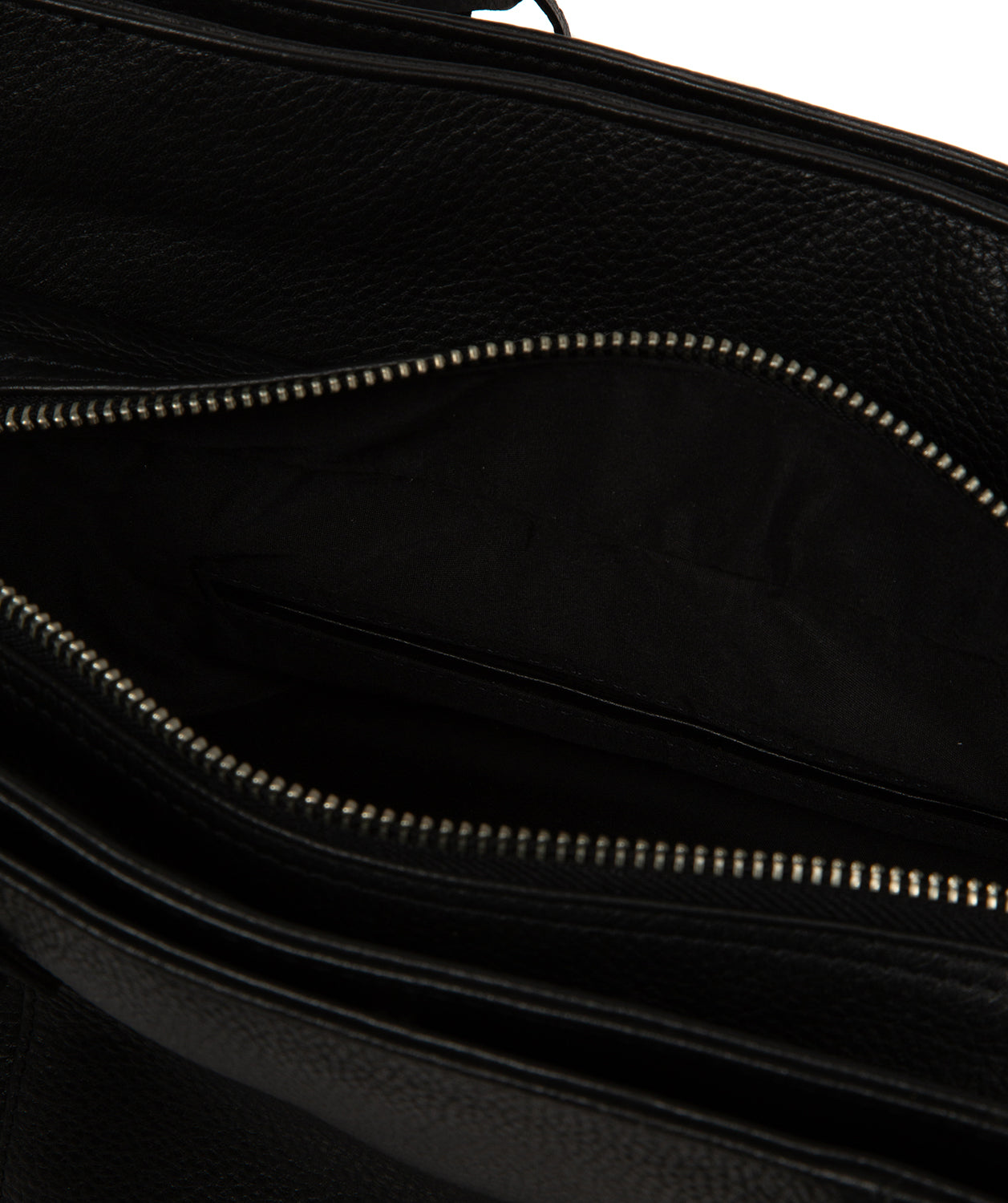 'Faya' Black Leather Handbag