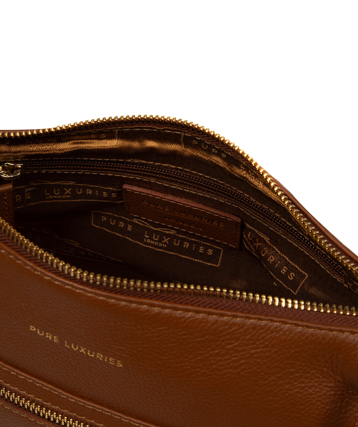 'Wittering' Tan Leather Shoulder Bag