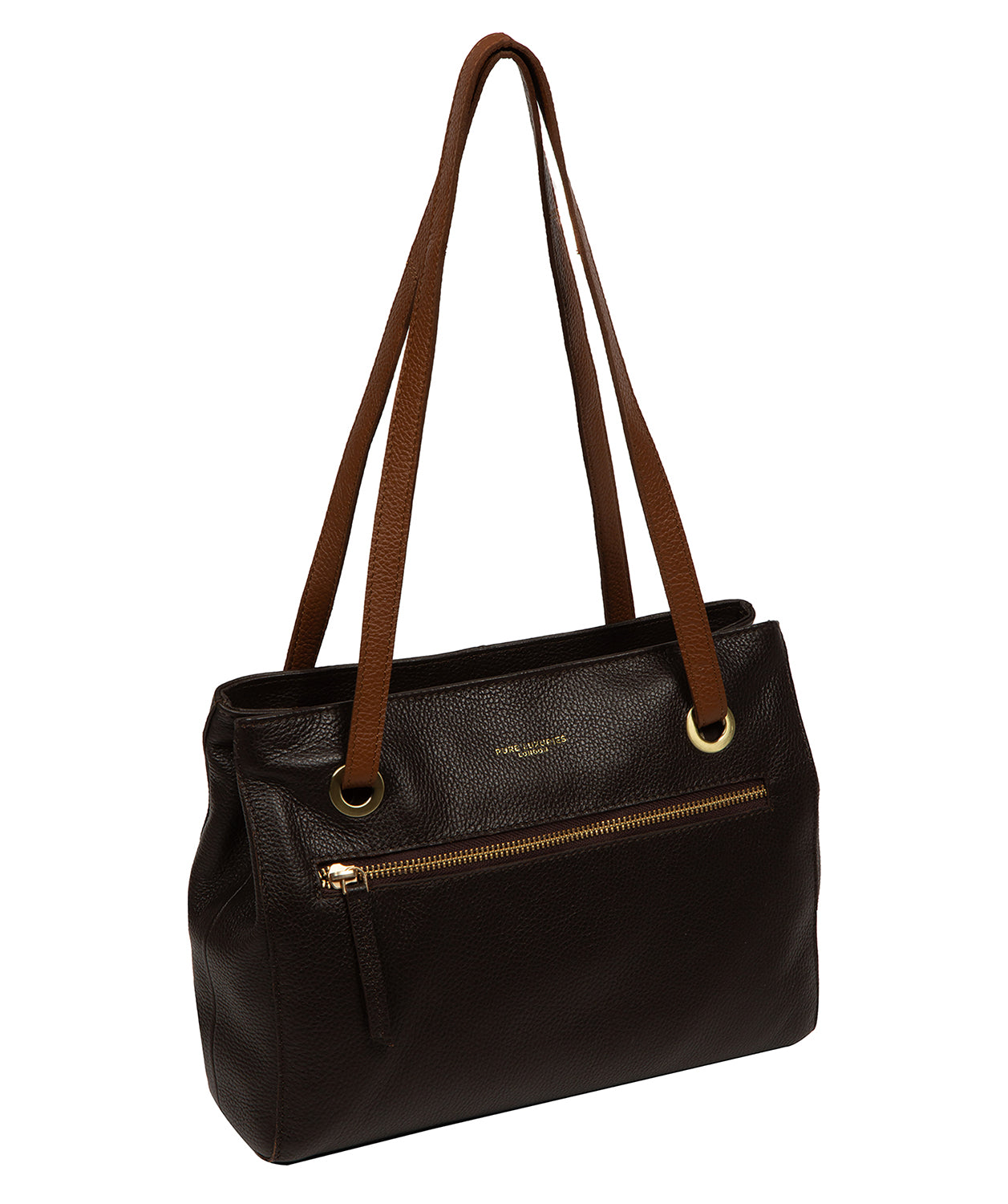 Noko handbag tri-compartment design with press studs
