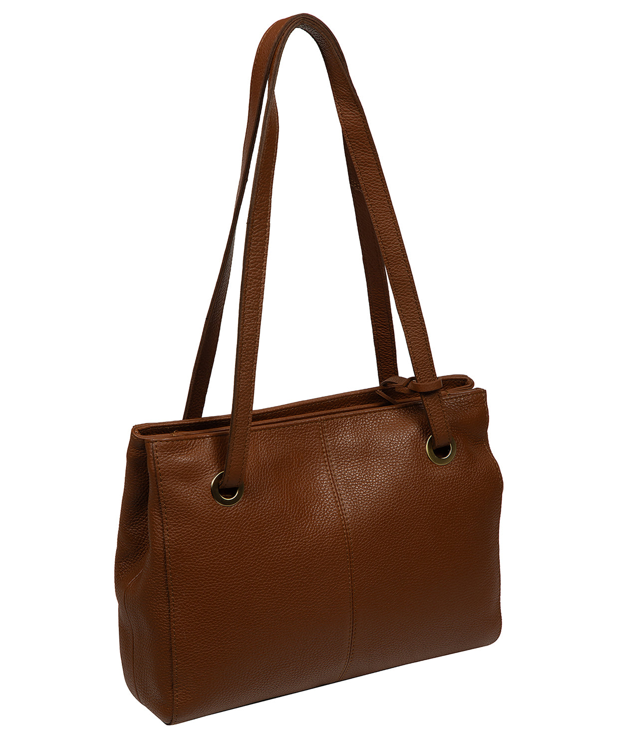 'Noko' Rich Tan Leather Handbag