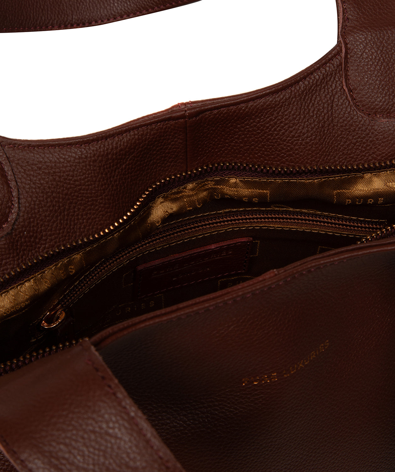 'Ormesby' Chestnut Leather Handbag