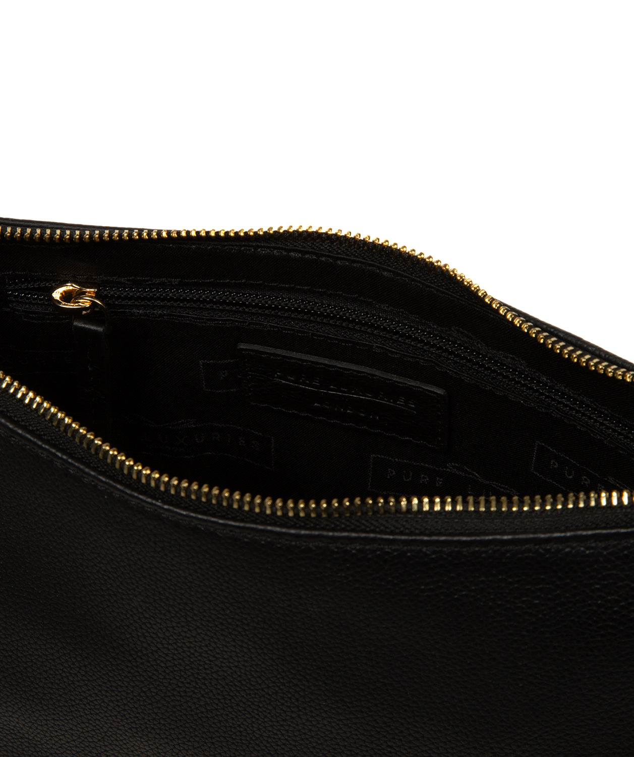 'Caldecote' Black Leather Cross Body Bag