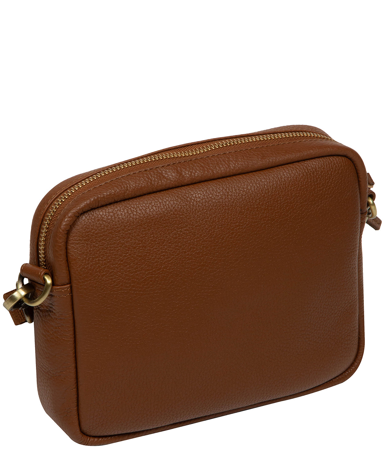 Interior fully lined compartment with zip and slip pockets