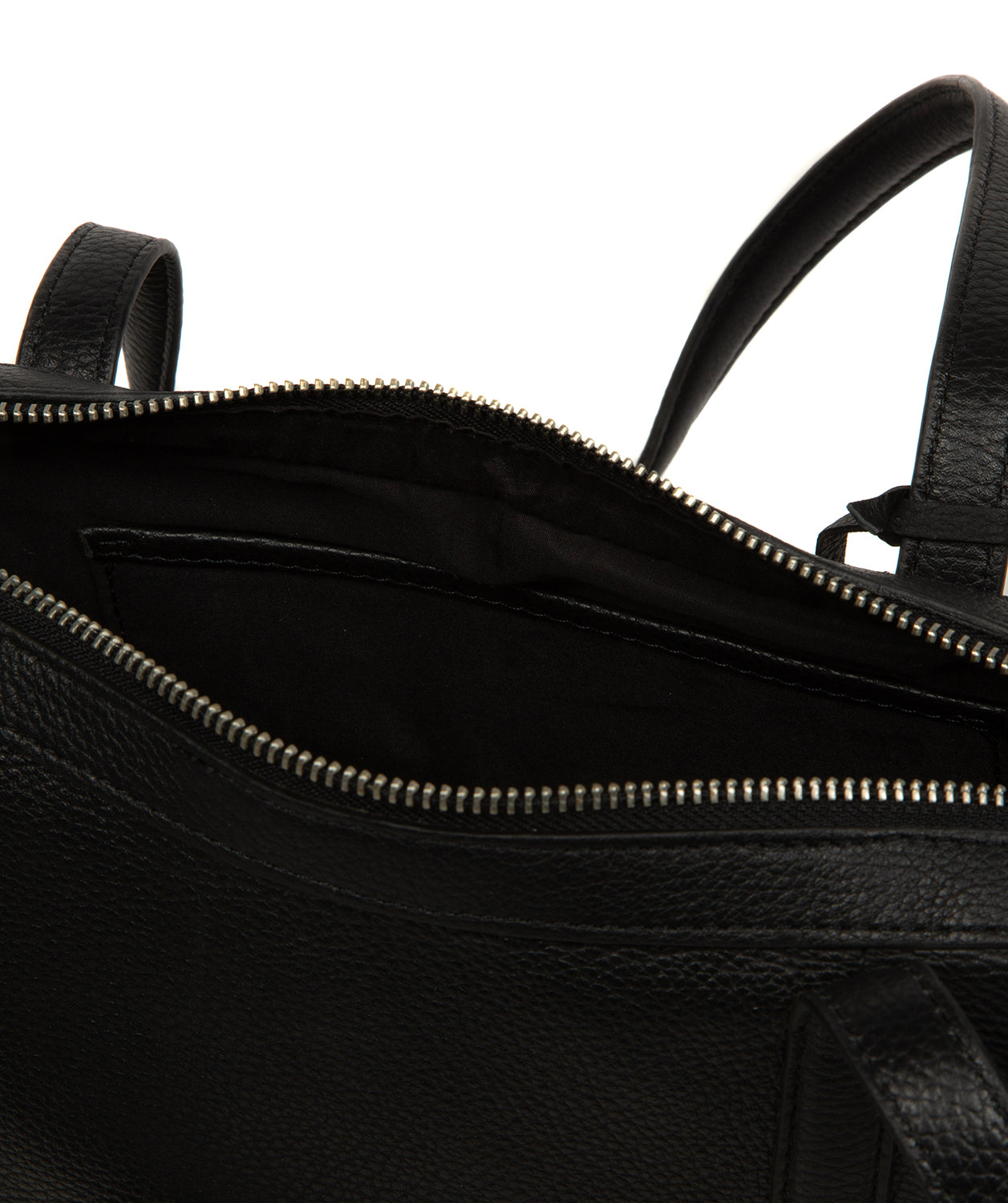 'Cleo' Black Leather Evening Handbag