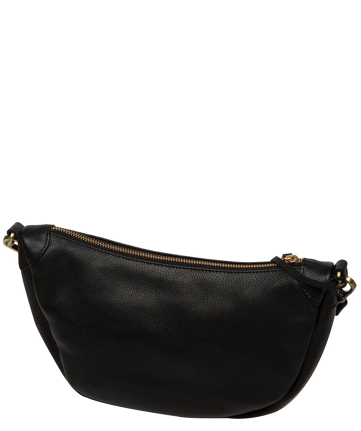 'Melisande' Black Leather Cross Body Bag