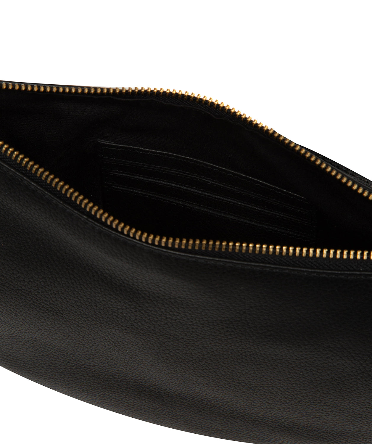 'Melisande' Black Leather Cross Body Bag