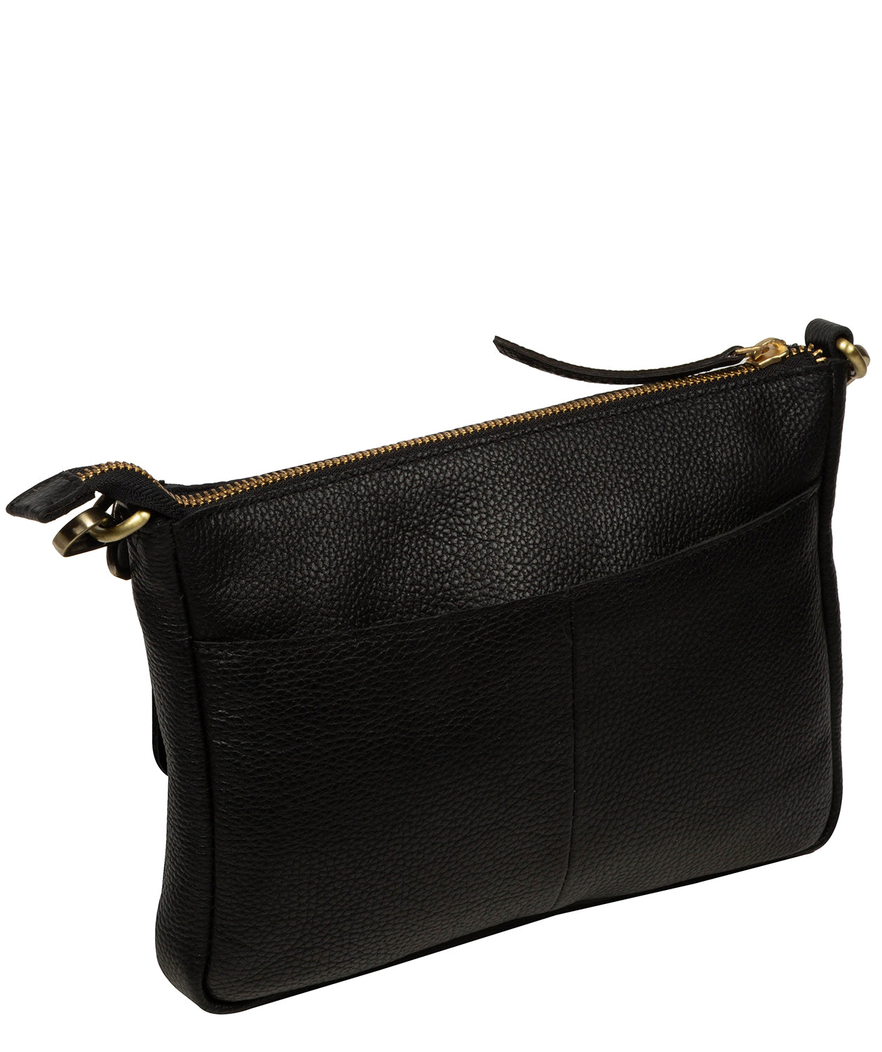 'Jessamine' Black Leather Cross Body Bag