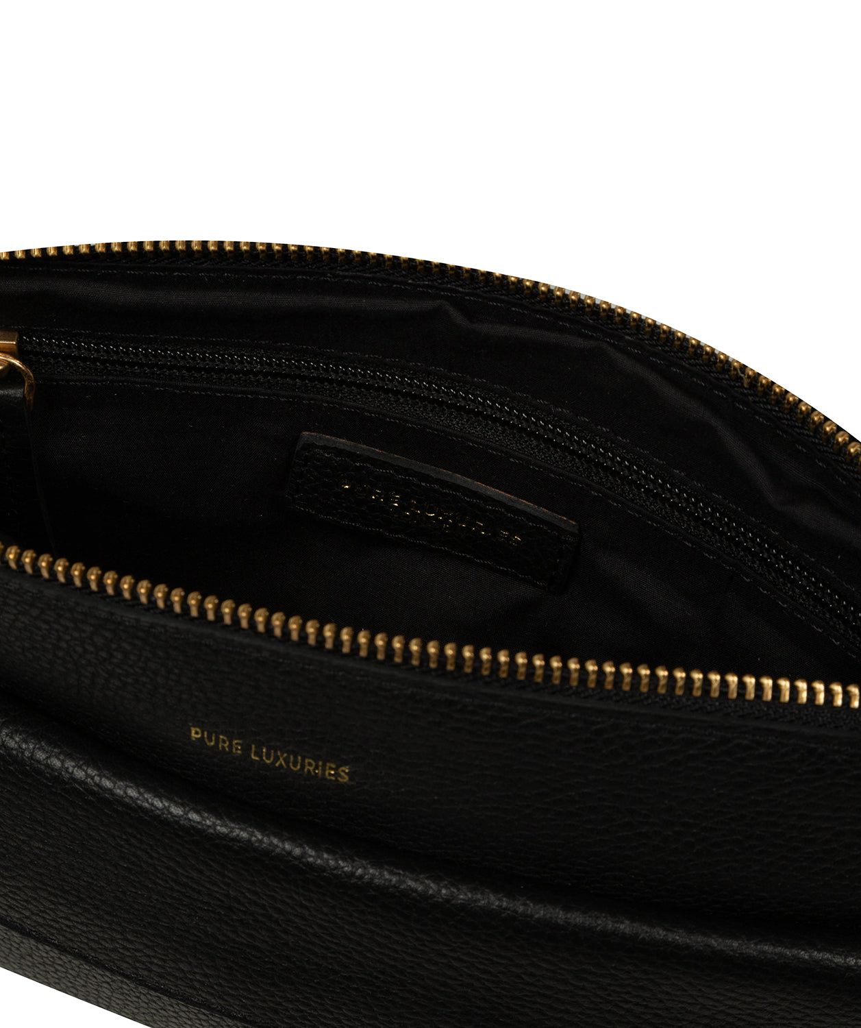 'Jessamine' Black Leather Cross Body Bag