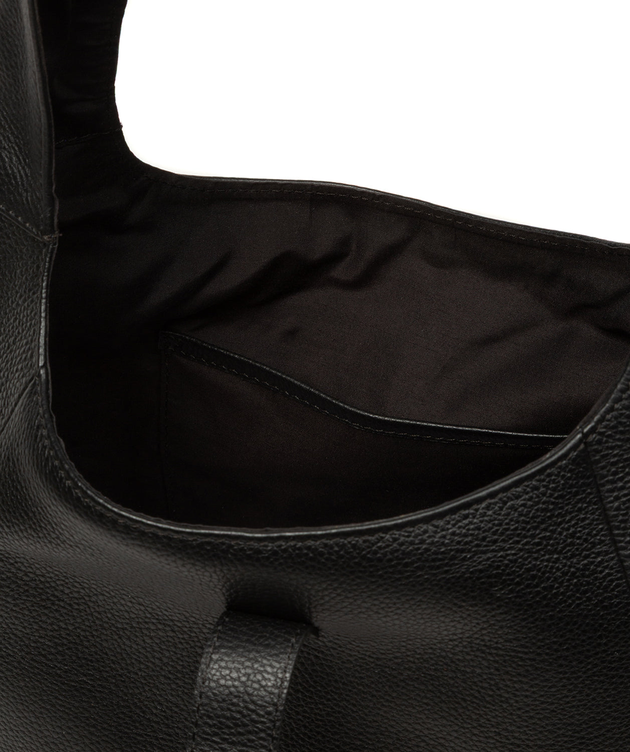 Grace leather shoulder bag full product shot showing silhouette