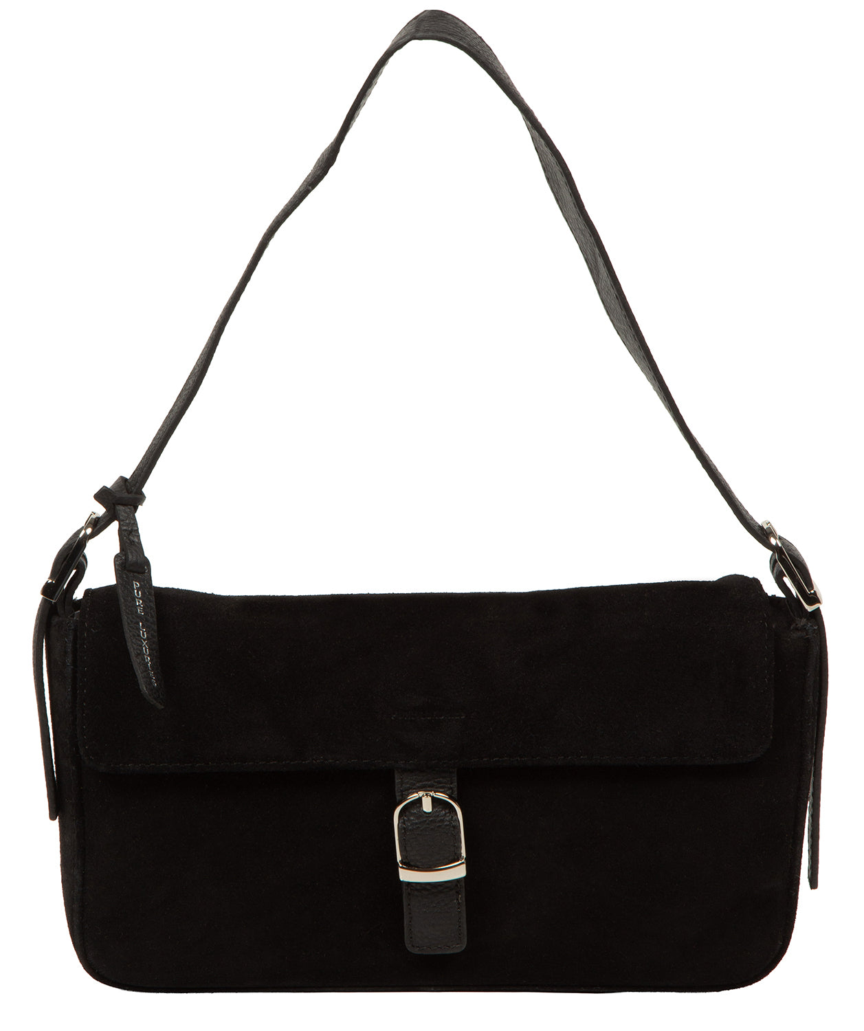 Aeliana grab bag side profile with adjustable leather strap