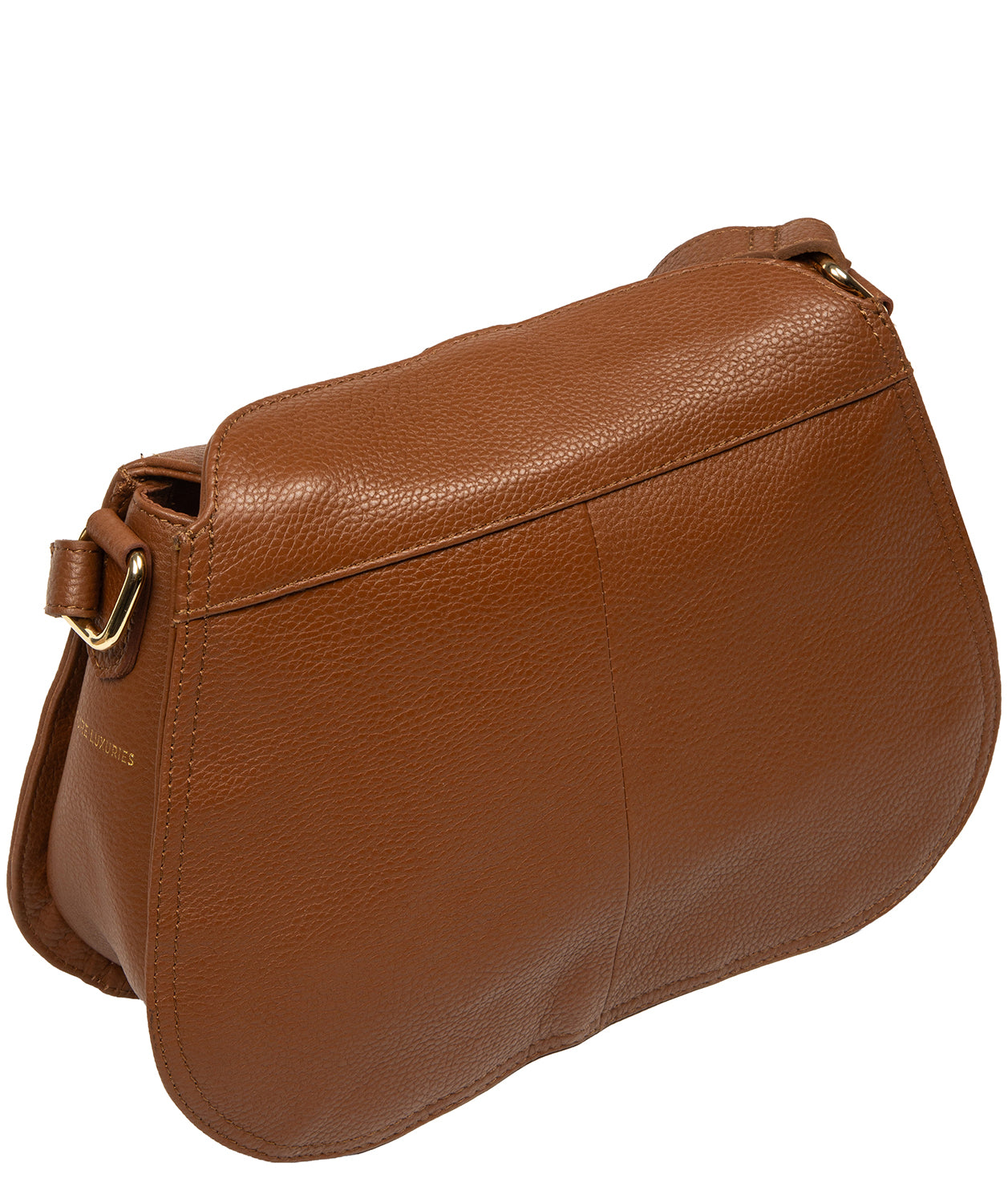 Fold-over flap with double press stud closure detail