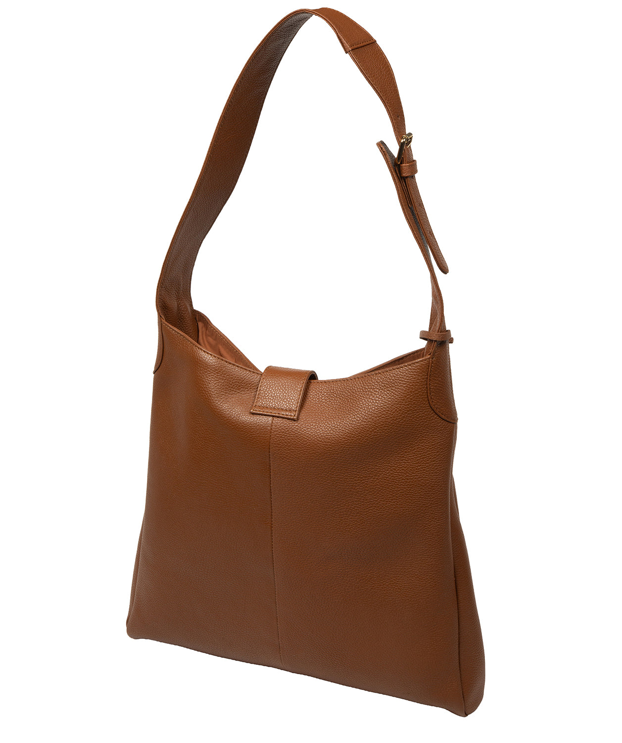 Interior organisation showing zipped pocket and slip pocket