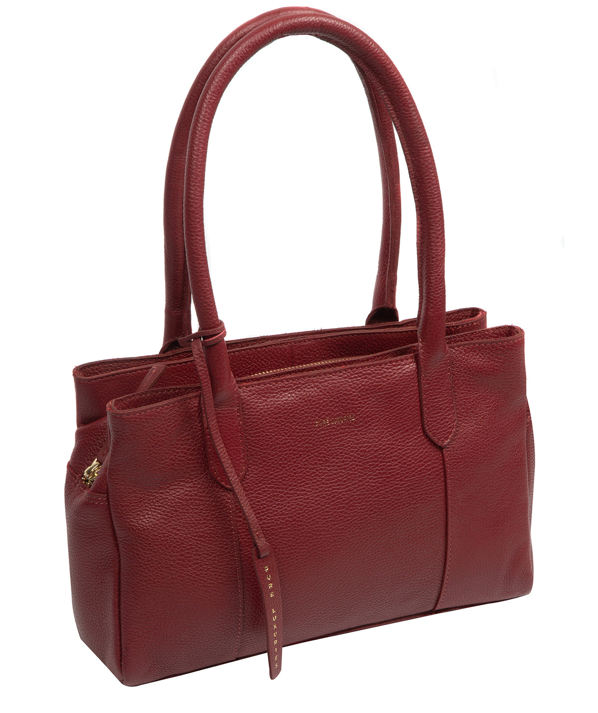'Filton' Red Leather Handbag