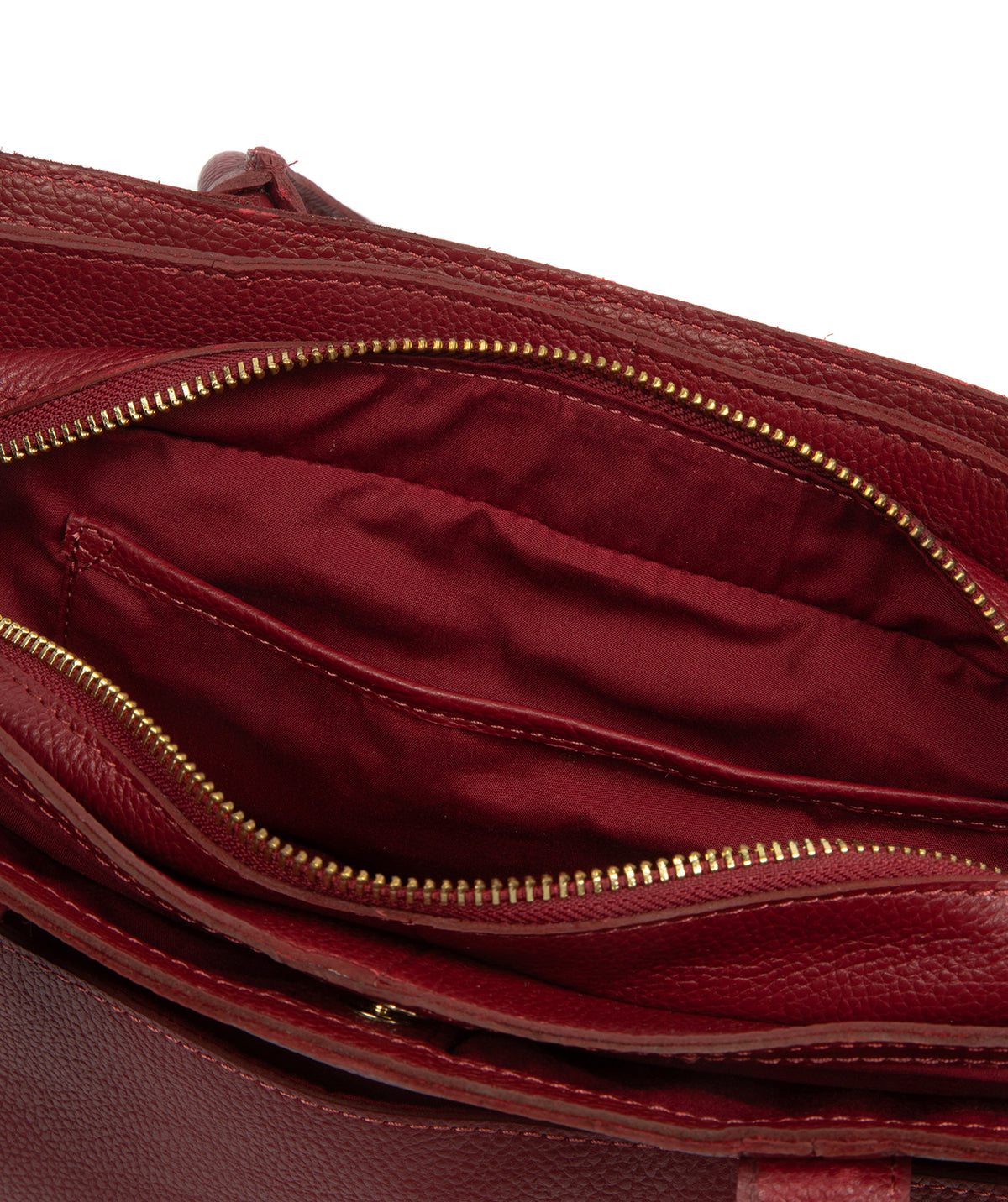 'Filton' Red Leather Handbag